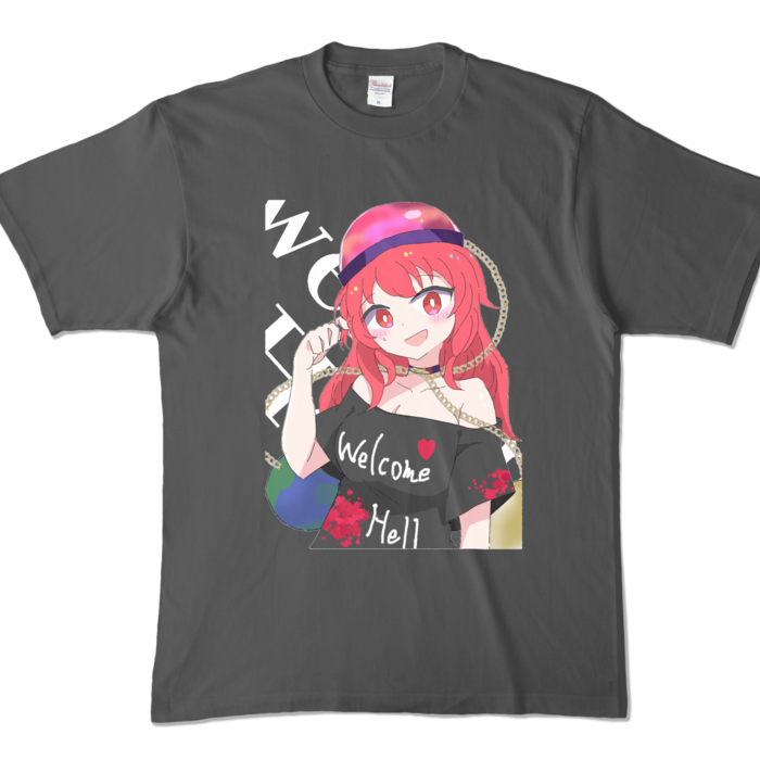 カラーTシャツ - XL - チャコール (濃色)