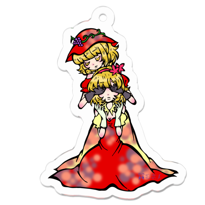 アクリルキーホルダー - 50 x 50 (mm)