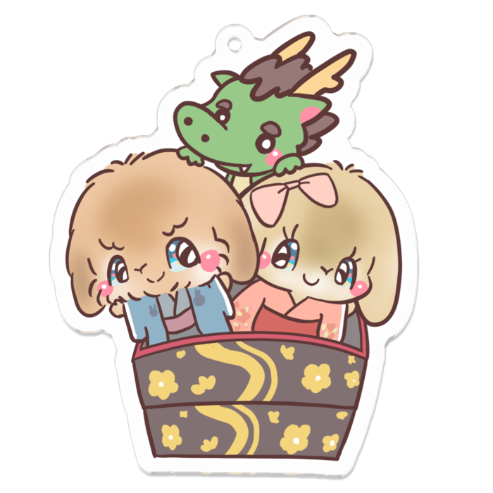 アクリルキーホルダー - 70 x 70 (mm)