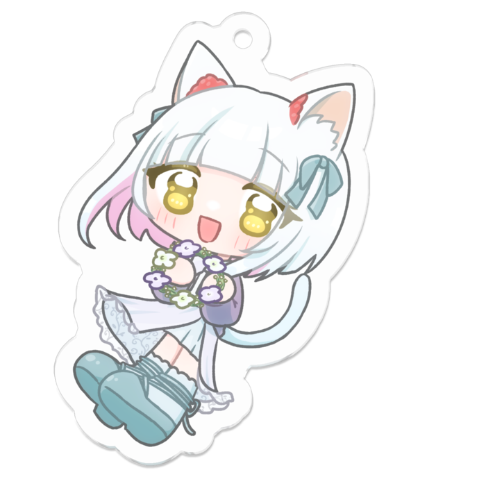 アクリルキーホルダー - 50 x 50 (mm)