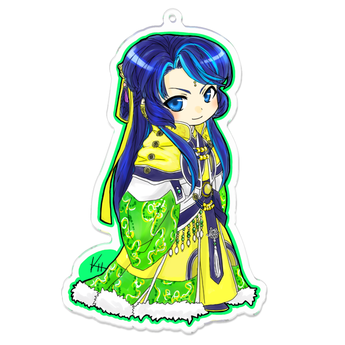 アクリルキーホルダー - 100 x 100 (mm)