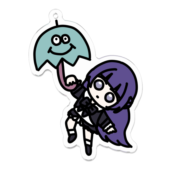 アクリルキーホルダー - 70 x 70 (mm)