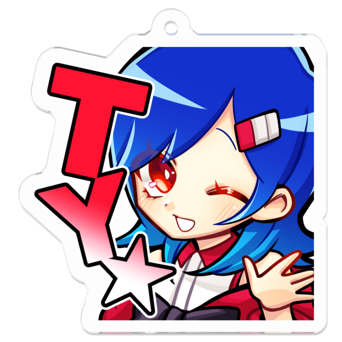 アクリルキーホルダー - 50 x 50 (mm)