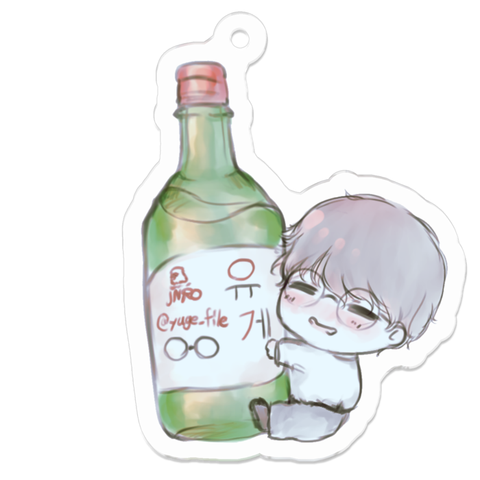 アクリルキーホルダー - 50 x 50 (mm)