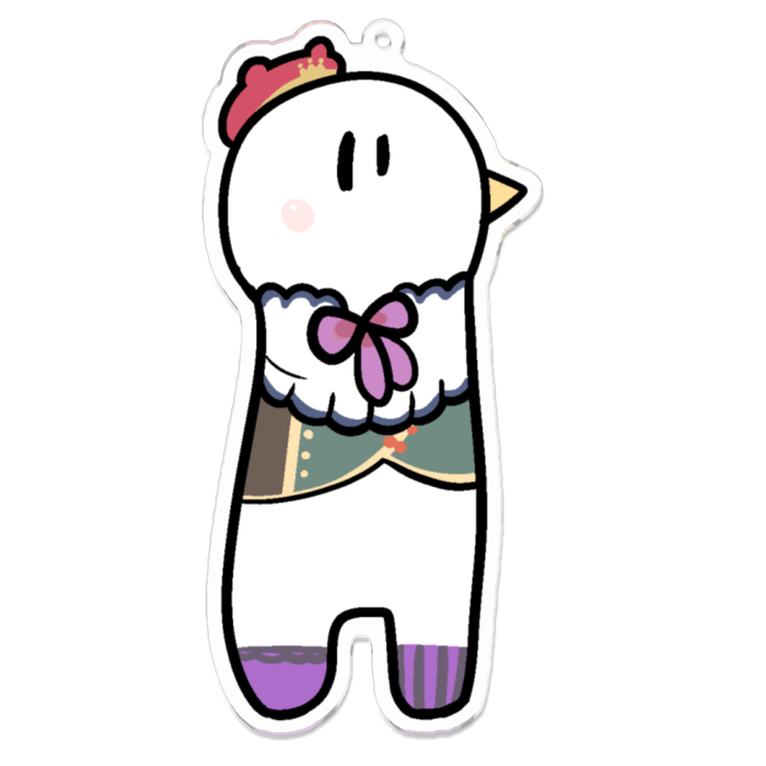 アクリルキーホルダー(コーティング) - 100 x 100 (mm)