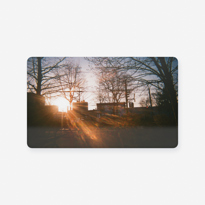 クリアカード - 名刺（91 × 55mm）