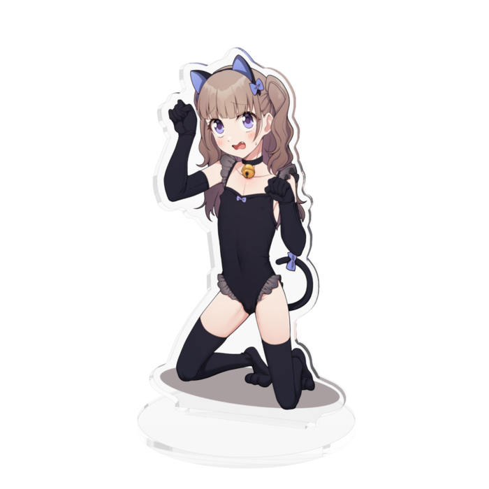 弱気アクリルフィギュア - 100x100mm(1)