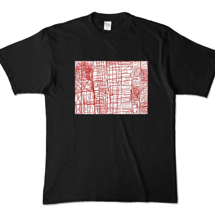 カラーTシャツ - XL - ブラック (濃色)