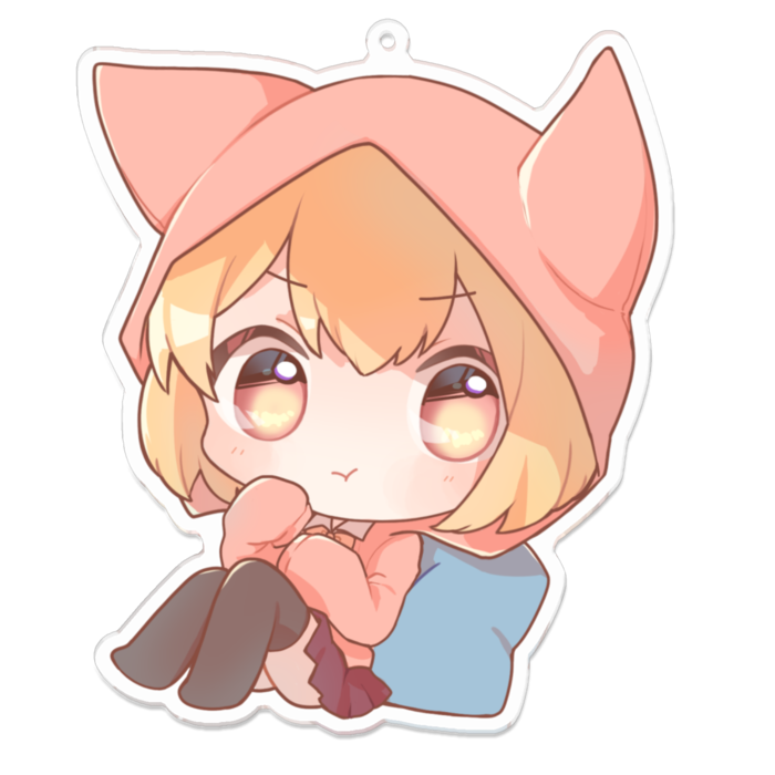 アクリルキーホルダー - 100 x 100 (mm)