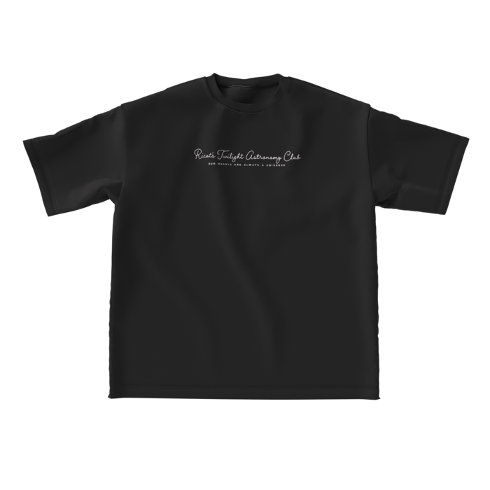 L - ビッグシルエットTシャツ(ブラック)