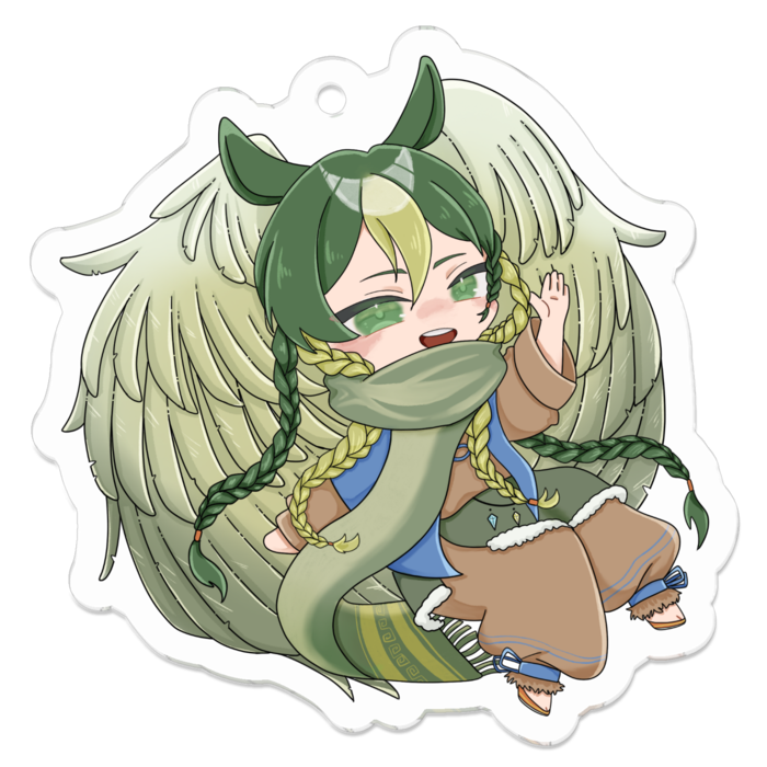 アクリルキーホルダー - 50 x 50 (mm)