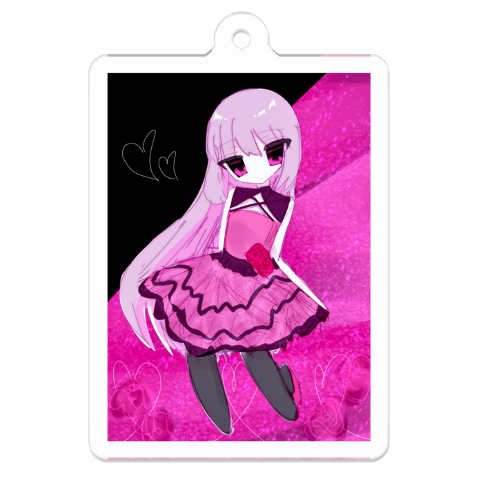 アクリルキーホルダー - 50 x 50 (mm)