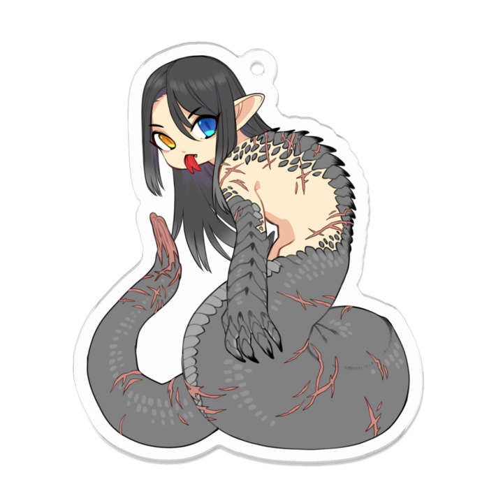 アクリルキーホルダー（コーティング） - 70 x 70 (mm)