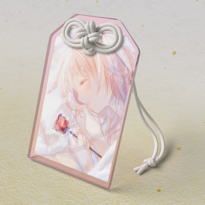 アクリルお守り - 50 × 80mm