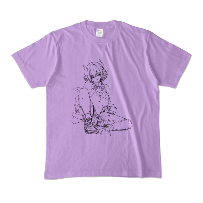 カラーTシャツ - M - ライトパープル (淡色)