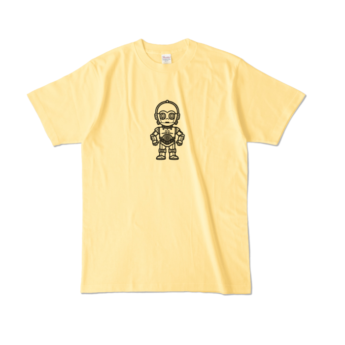 カラーTシャツ - L - ライトイエロー (淡色)
