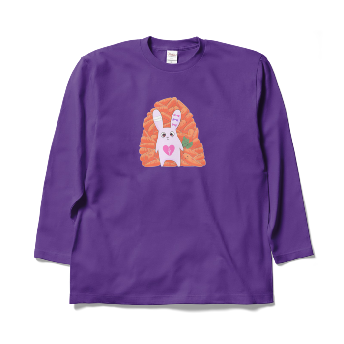 ロングスリーブTシャツ - XL - パープル