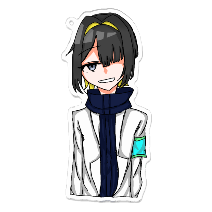 アクリルキーホルダー(コーティング) - 100 x 100 (mm)