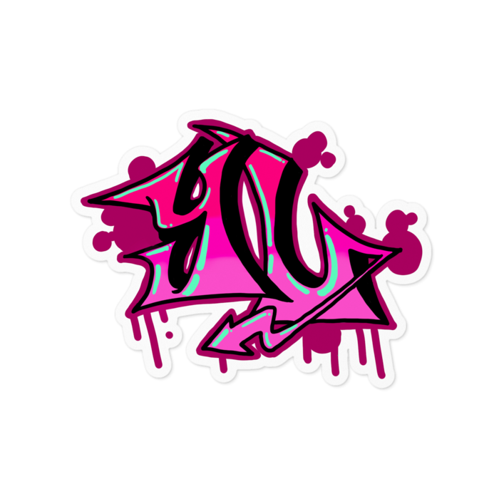 ステッカー - 100 x 100 (mm)