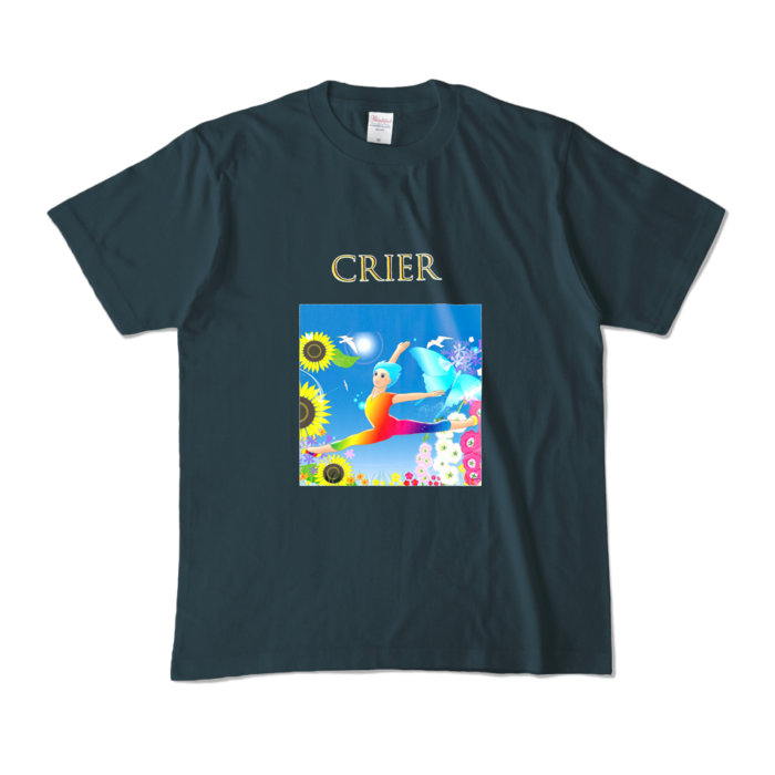 カラーTシャツ - M - デニム (濃色)
