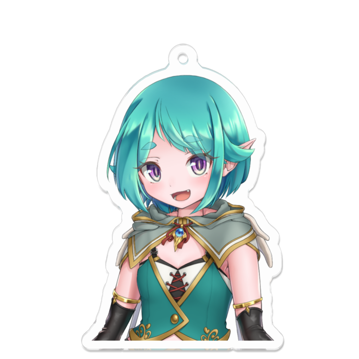 アクリルキーホルダー（コーティング） - 70 x 70 (mm)