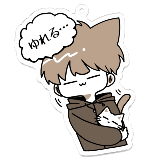 アクリルキーホルダー - 70 x 70 (mm)