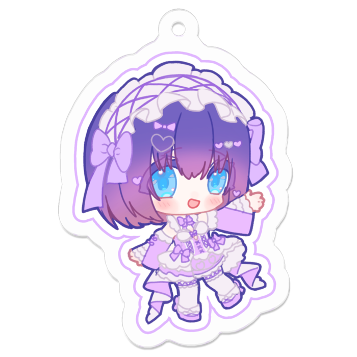 アクリルキーホルダー - 50 x 50 (mm)