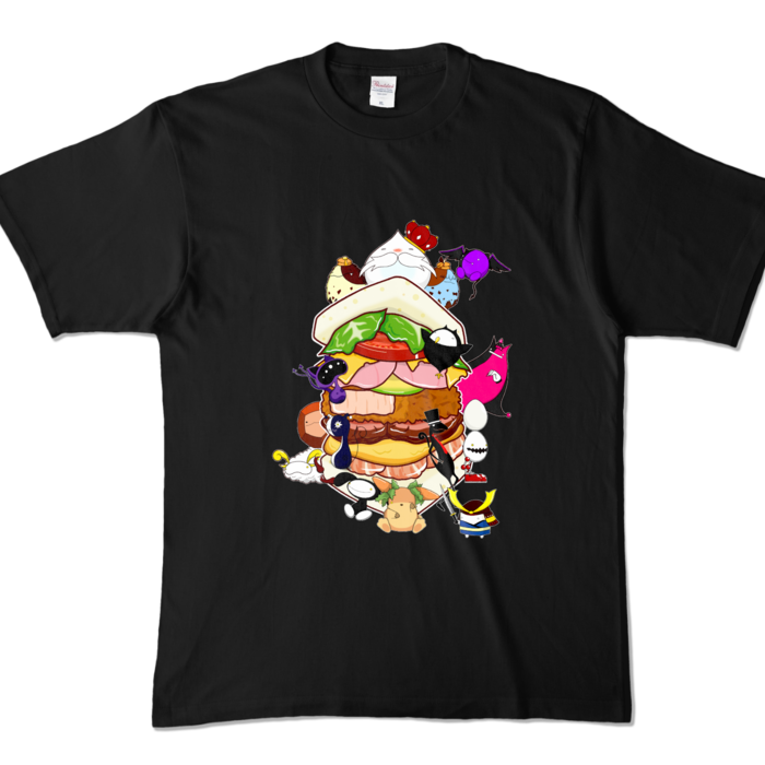 カラーTシャツ - XL - ブラック (濃色)