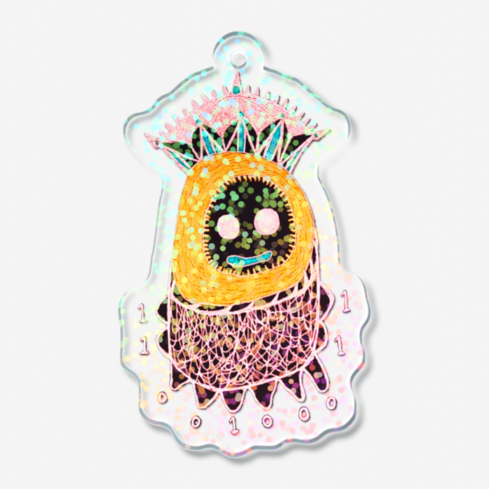 ホログラムアクリルキーホルダー - 50 × 50mm