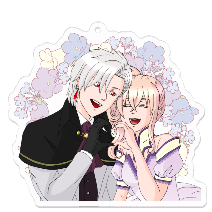 アクリルキーホルダー - 70 x 70 (mm)