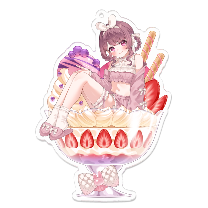 アクリルキーホルダー - 100 x 100 (mm)