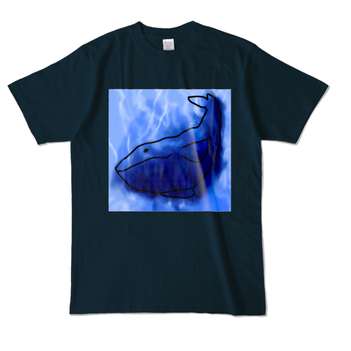 カラーTシャツ - L - ネイビー (濃色)