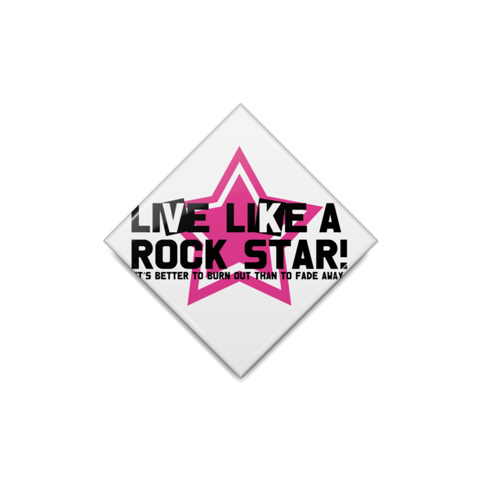 缶バッジ - ひし形40mm