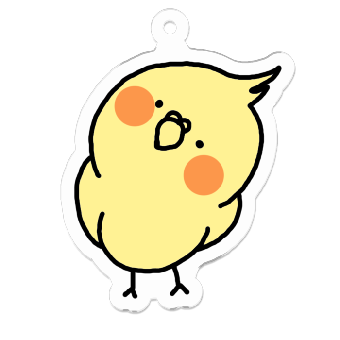 アクリルキーホルダー - 50 x 50 (mm)