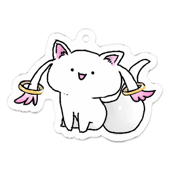 アクリルキーホルダー（コーティング） - 50 x 50 (mm)