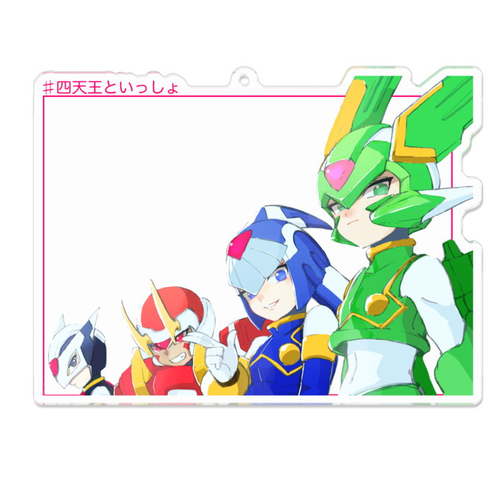 アクリルキーホルダー - 100 x 100 (mm)