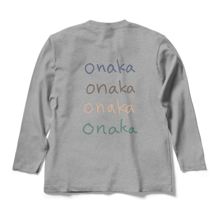 ロングスリーブTシャツ - M - 杢グレー