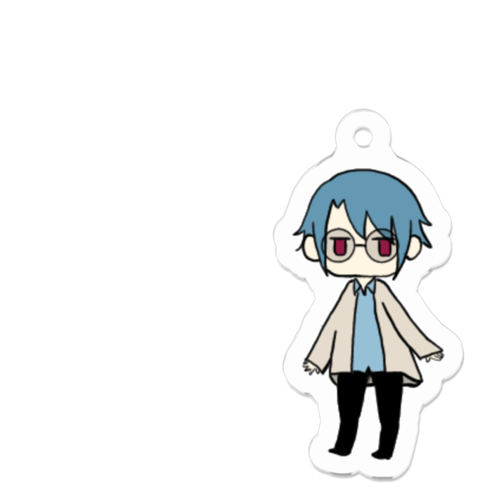 アクリルキーホルダー - 50 x 50 (mm)