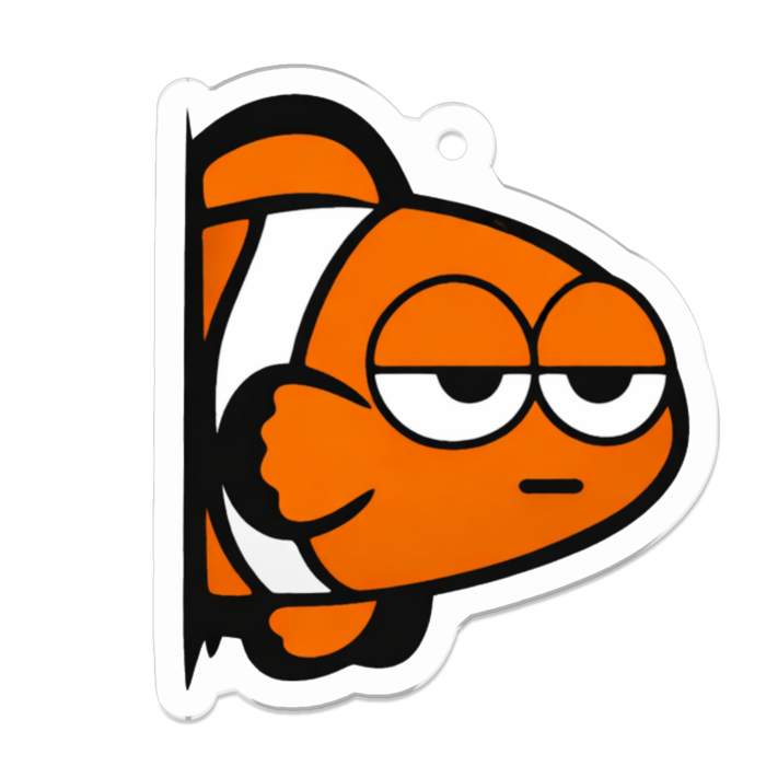 アクリルキーホルダー - 50 x 50 (mm)