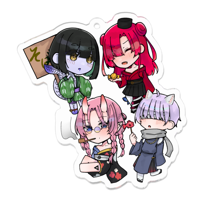 アクリルキーホルダー - 70 x 70 (mm)