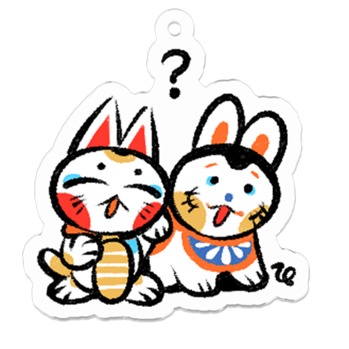 アクリルキーホルダー - 50 x 50 (mm)(1)