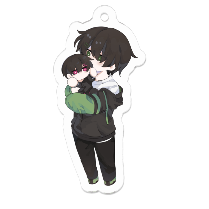 アクリルキーホルダー - 50 x 50 (mm)