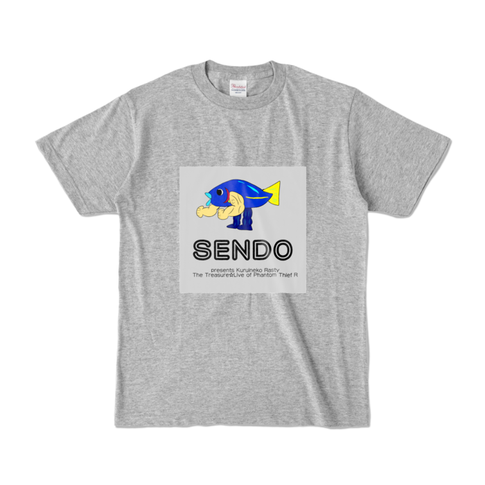 カラーTシャツ - S - 杢グレー (濃色)