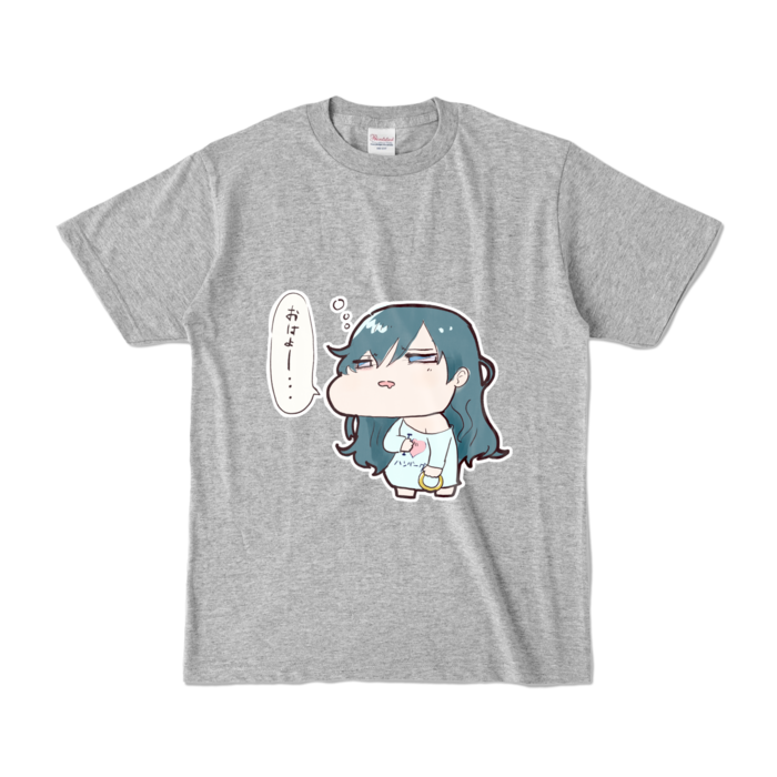カラーTシャツ - S - 杢グレー (濃色)