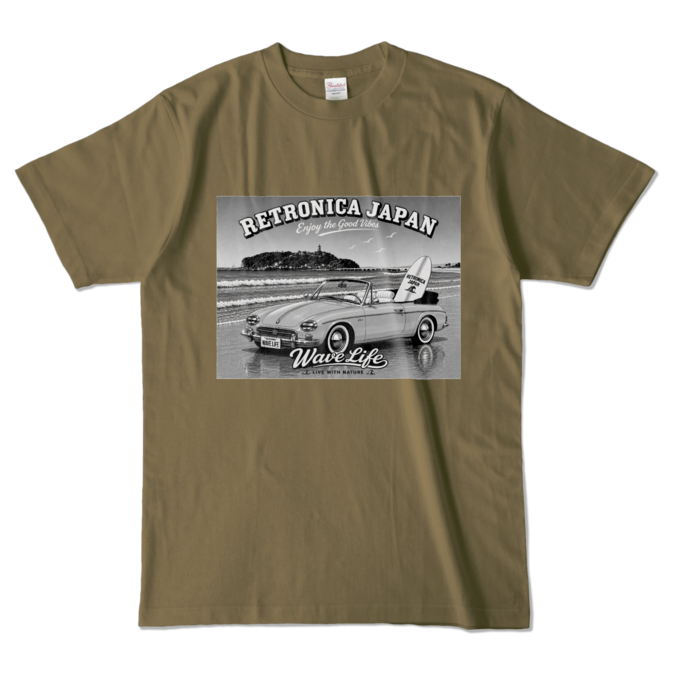 カラーTシャツ - L - オリーブ (濃色)