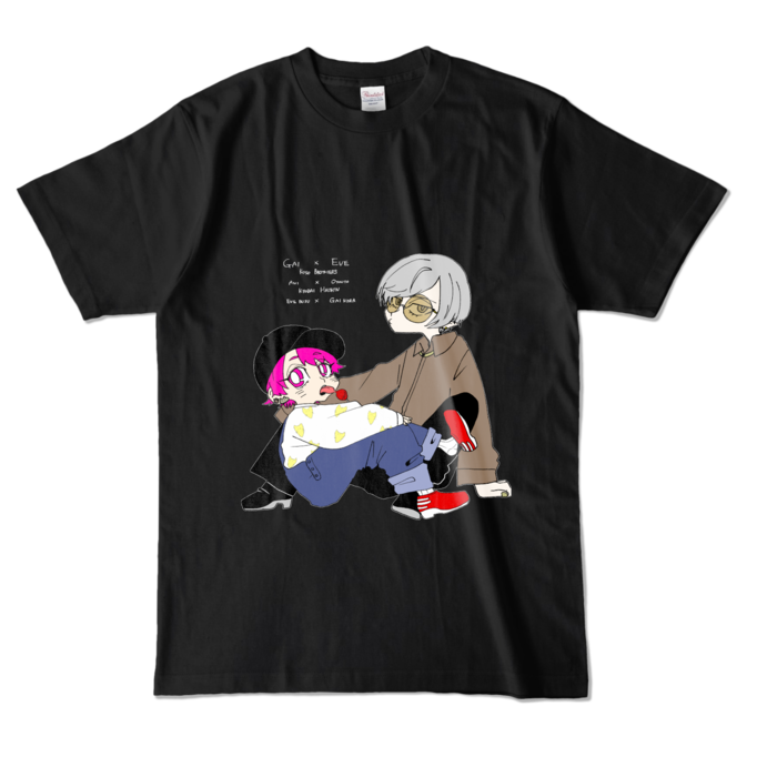 カラーTシャツ - L - ブラック (濃色)