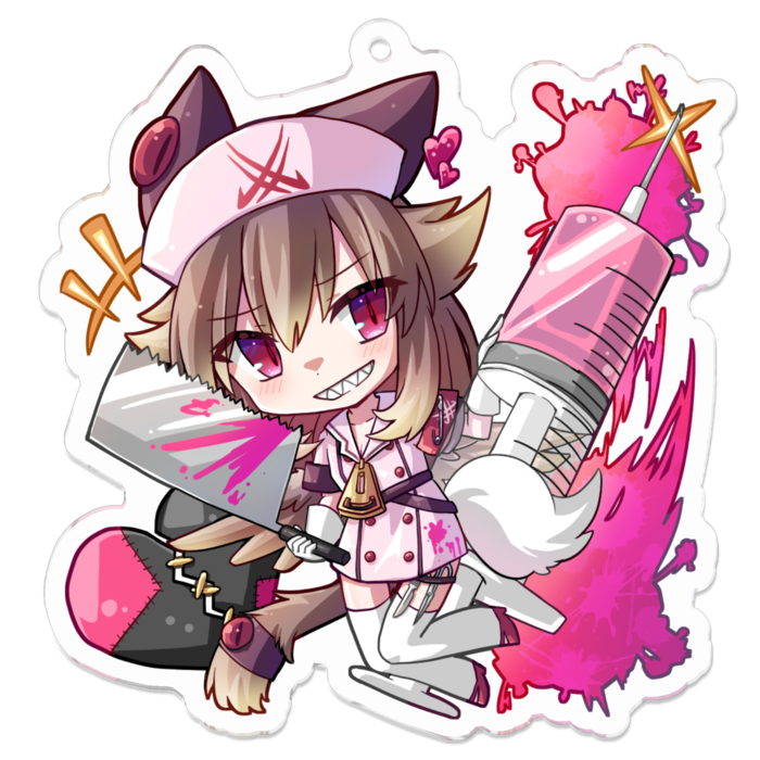 アクリルキーホルダー - 70 x 70 (mm)