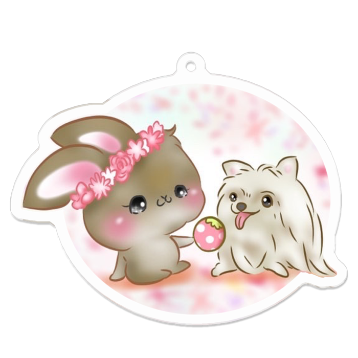 アクリルキーホルダー - 70 x 70 (mm)