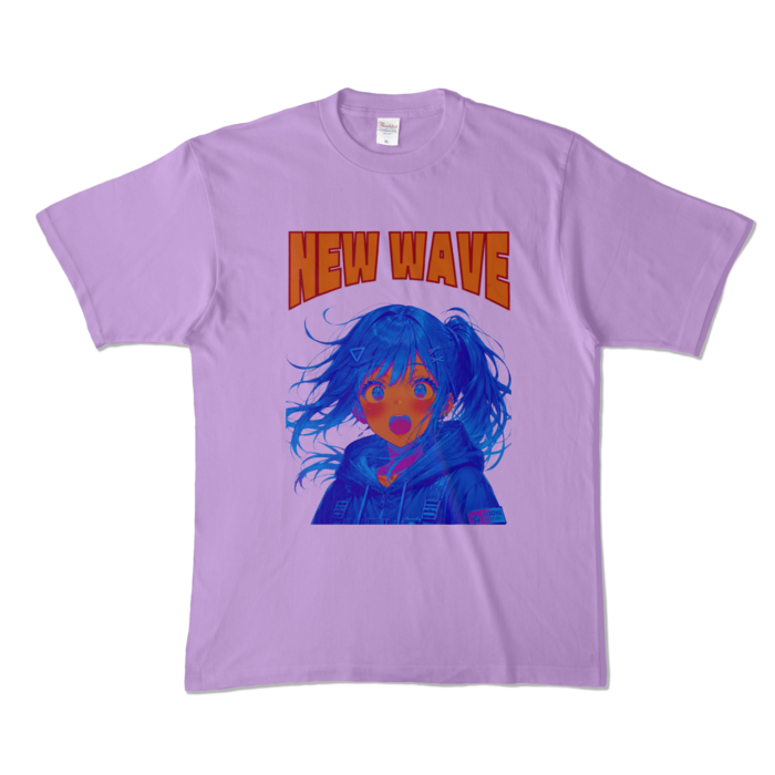 カラーTシャツ - XL - ライトパープル (淡色)