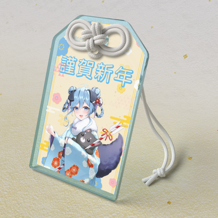 アクリルお守り - 50 × 80mm